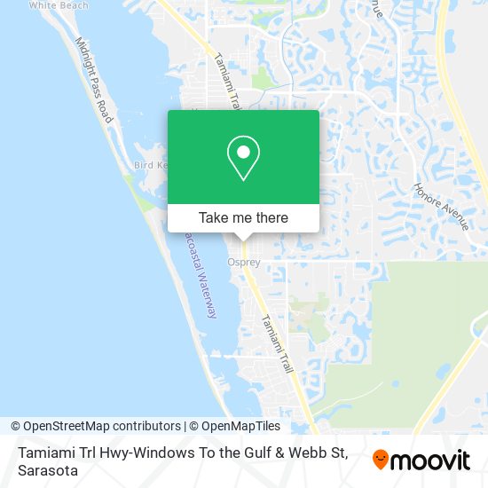 Tamiami Trl Hwy-Windows To the Gulf & Webb St map