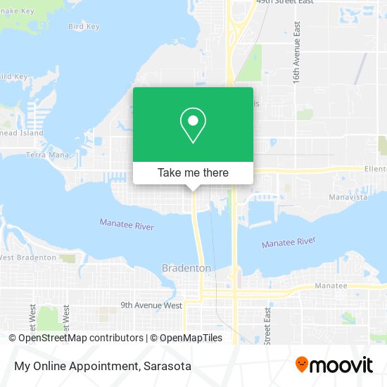 Mapa de My Online Appointment