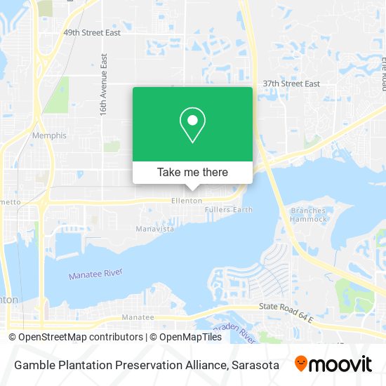 Gamble Plantation Preservation Alliance map