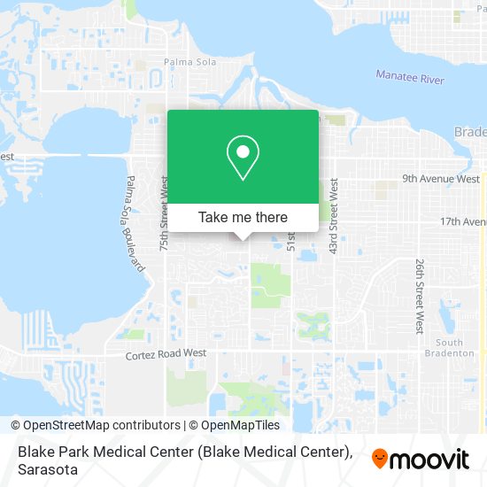 Mapa de Blake Park Medical Center