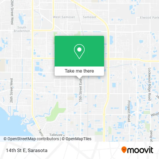 14th St E map