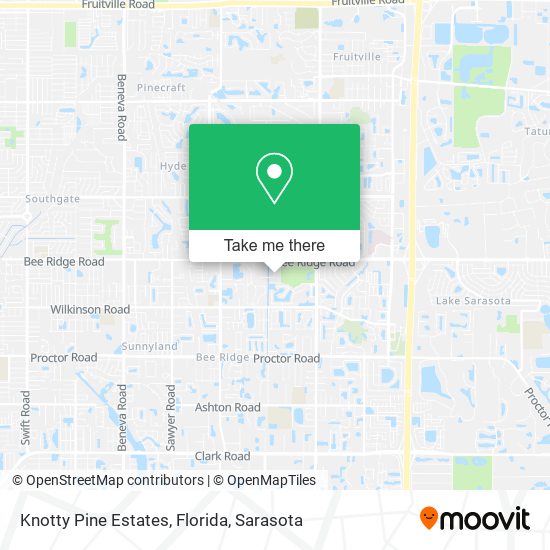 Mapa de Knotty Pine Estates, Florida