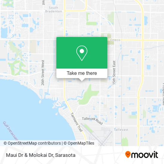 Mapa de Maui Dr & Molokai Dr
