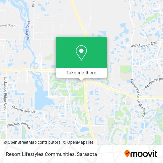 Mapa de Resort Lifestyles Communities