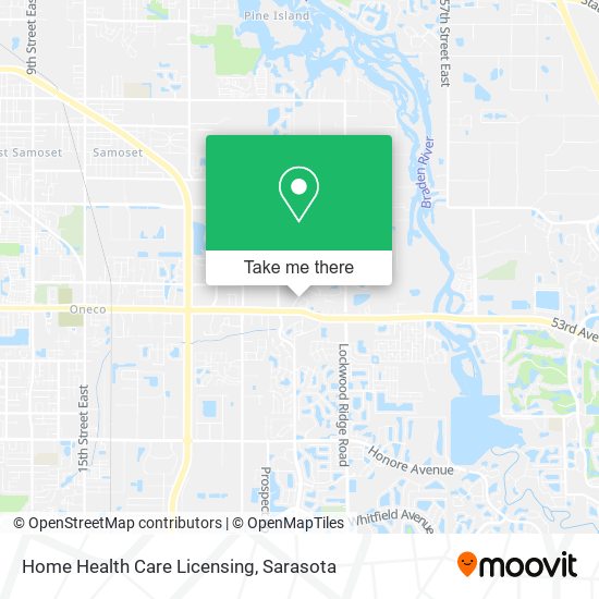 Home Health Care Licensing map