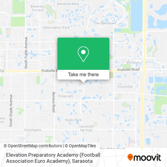 Elevation Preparatory Academy (Football Association Euro Academy) map