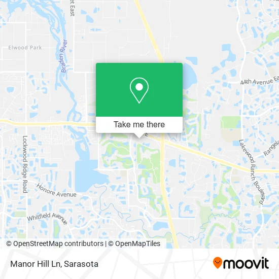 Manor Hill Ln map