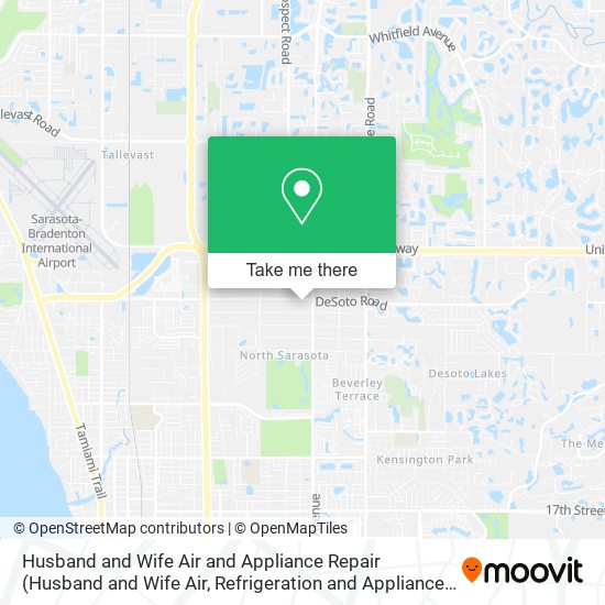 Husband and Wife Air and Appliance Repair map