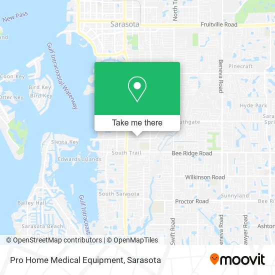 Pro Home Medical Equipment map