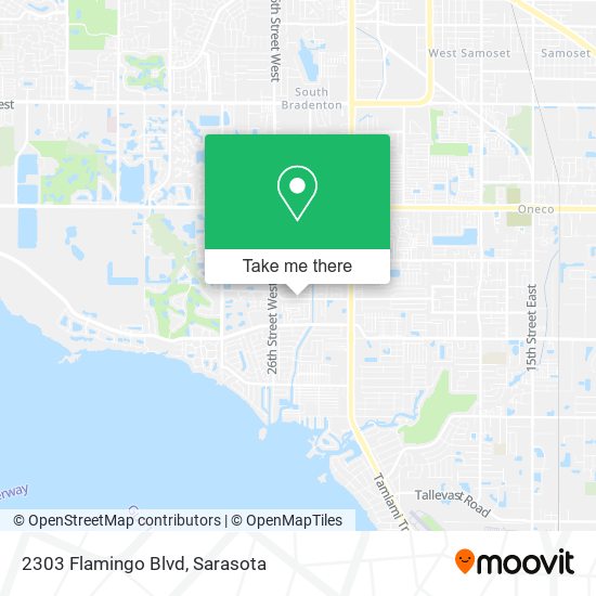 2303 Flamingo Blvd map