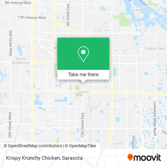 Krispy Krunchy Chicken map