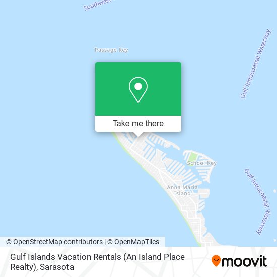 Gulf Islands Vacation Rentals (An Island Place Realty) map