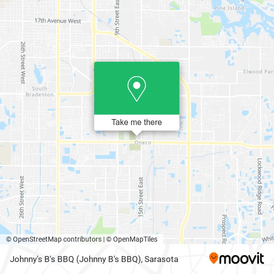 Johnny's B's BBQ map