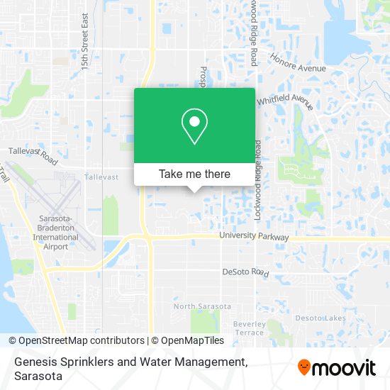 Genesis Sprinklers and Water Management map