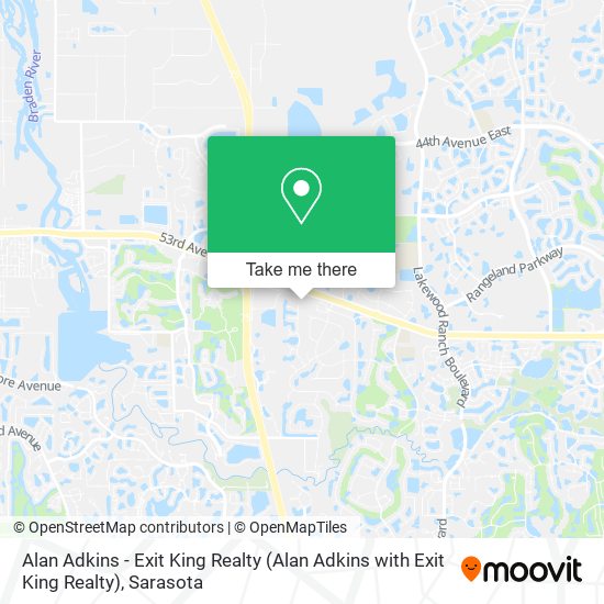 Alan Adkins - Exit King Realty map