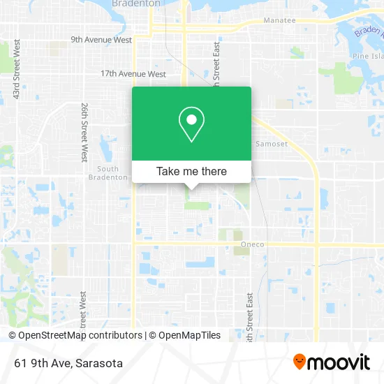 61 9th Ave map