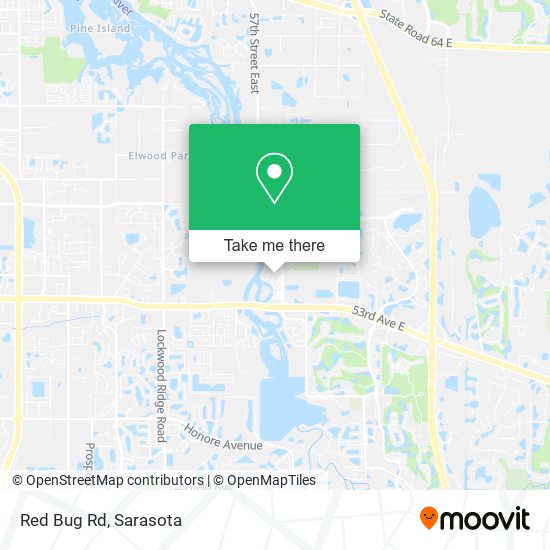 Mapa de Red Bug Rd