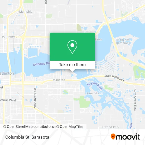 Columbia St map