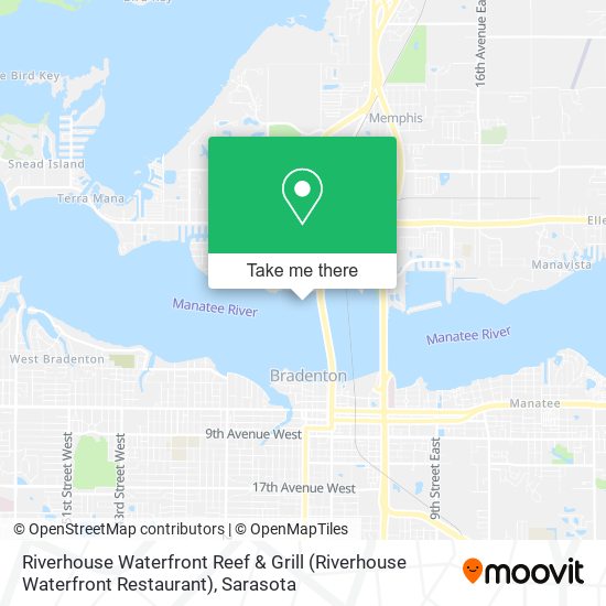 Riverhouse Waterfront Reef & Grill (Riverhouse Waterfront Restaurant) map