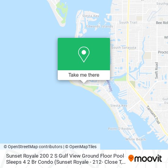 Sunset Royale 200 2 S Gulf View Ground Floor Pool Sleeps 4 2 Br Condo map