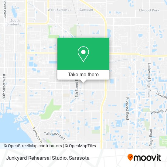 Junkyard Rehearsal Studio map