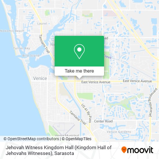 Jehovah Witness Kingdom Hall (Kingdom Hall of Jehovahs Witnesses) map