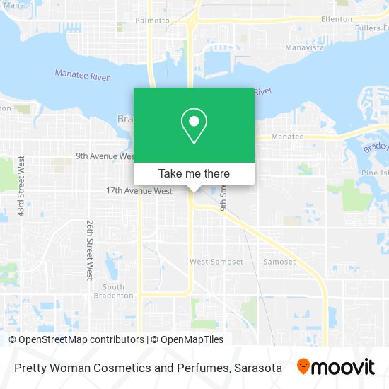 Mapa de Pretty Woman Cosmetics and Perfumes