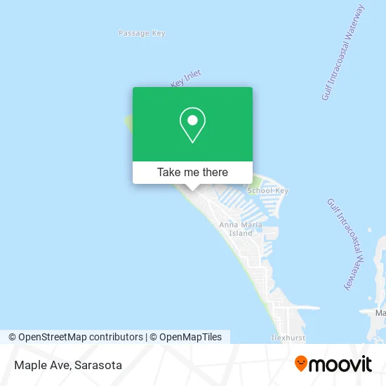 Mapa de Maple Ave
