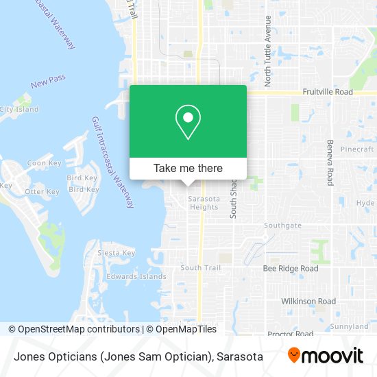 Mapa de Jones Opticians (Jones Sam Optician)