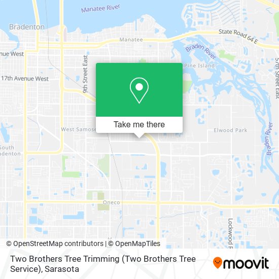 Mapa de Two Brothers Tree Trimming