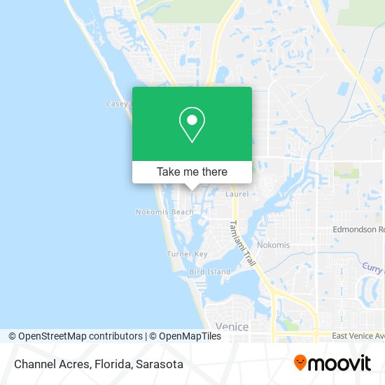 Channel Acres, Florida map