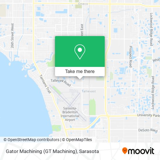 Gator Machining (GT Machining) map