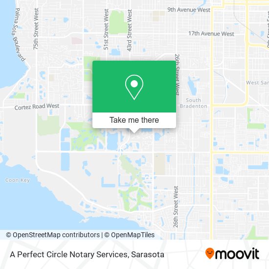 A Perfect Circle Notary Services map