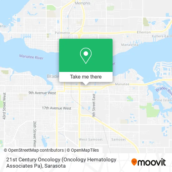 21st Century Oncology (Oncology Hematology Associates Pa) map
