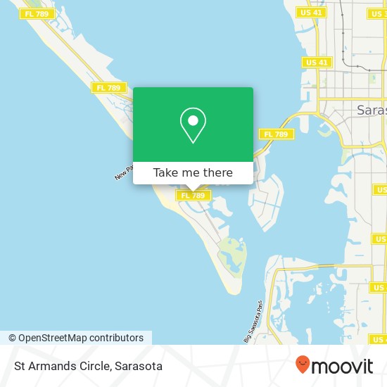 How to get to St Armands Circle in Sarasota by Bus?