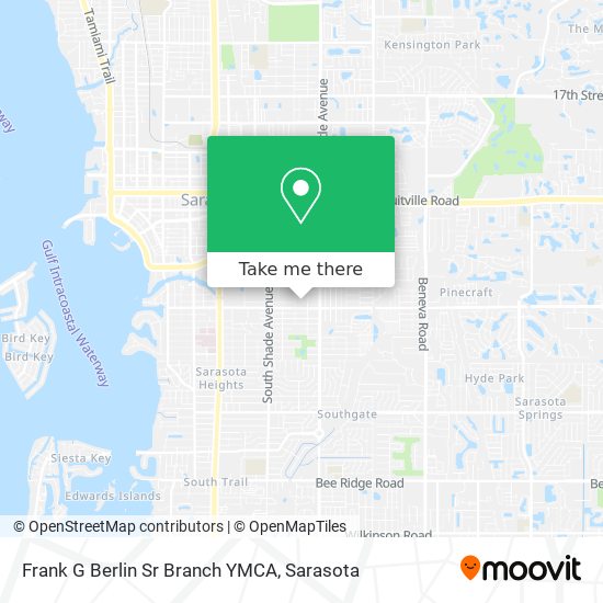 Frank G Berlin Sr Branch YMCA map