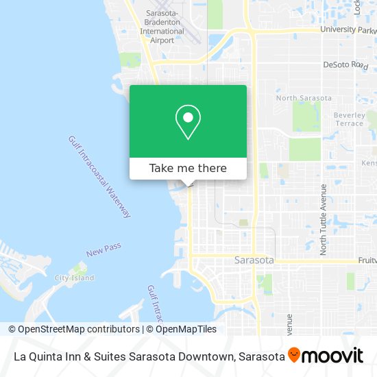 Mapa de La Quinta Inn & Suites Sarasota Downtown