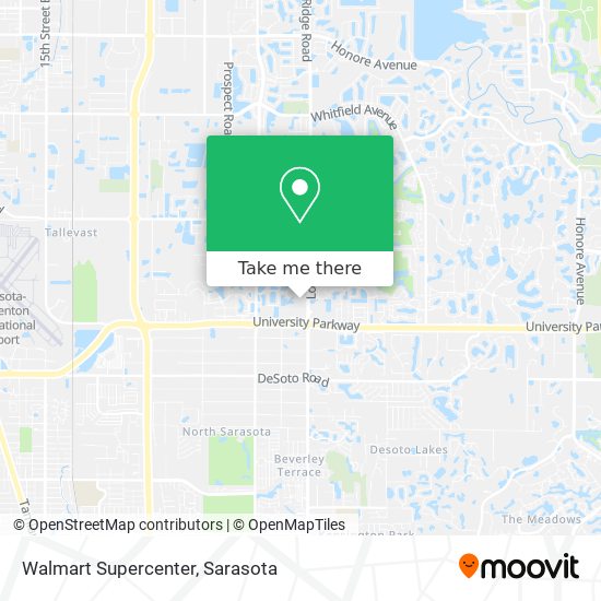 Mapa de Walmart Supercenter