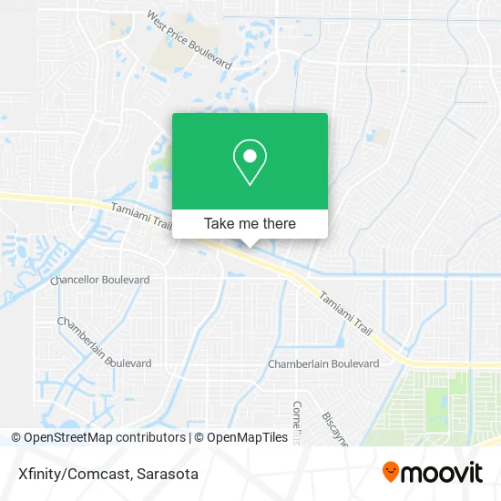 Xfinity/Comcast map