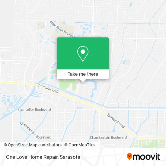 One Love Home Repair map