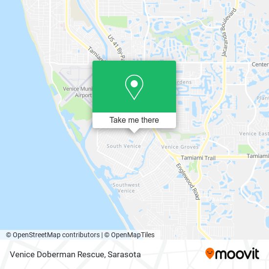 Venice Doberman Rescue map