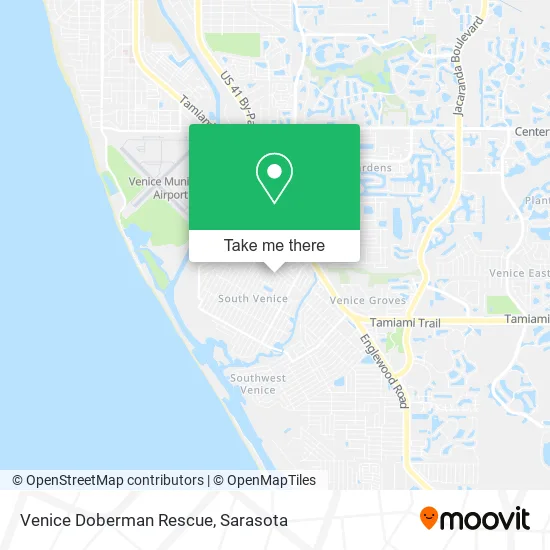 Venice Doberman Rescue map