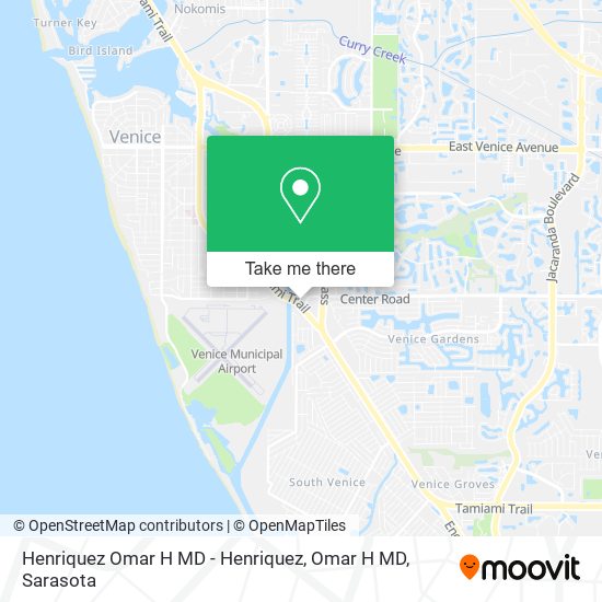 Henriquez Omar H MD - Henriquez, Omar H MD map