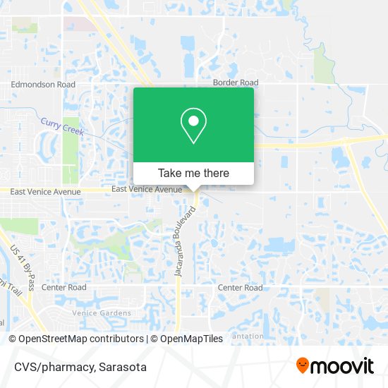 Mapa de CVS/pharmacy
