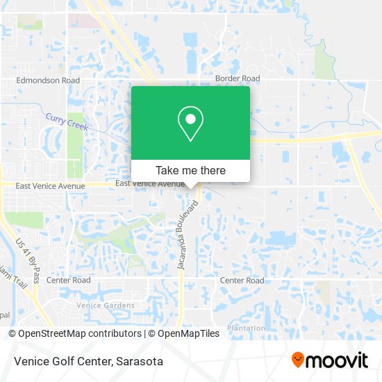 Venice Golf Center map