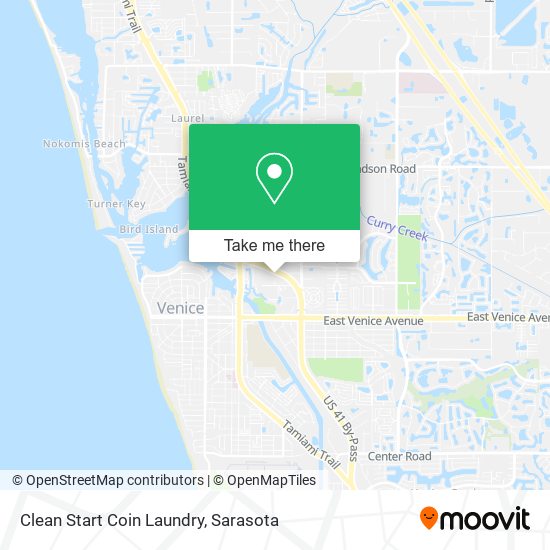Clean Start Coin Laundry map