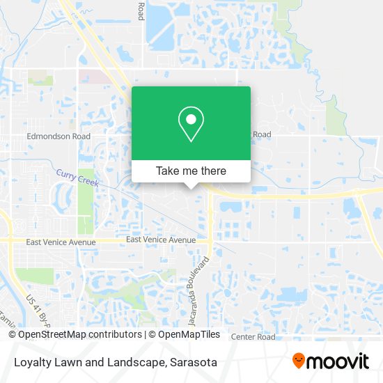 Loyalty Lawn and Landscape map