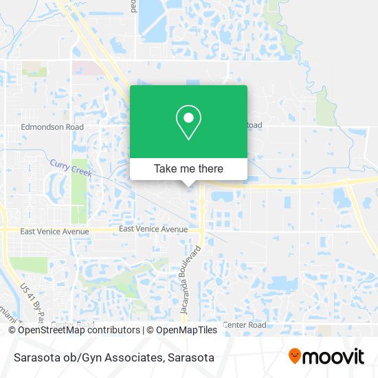 Mapa de Sarasota ob/Gyn Associates