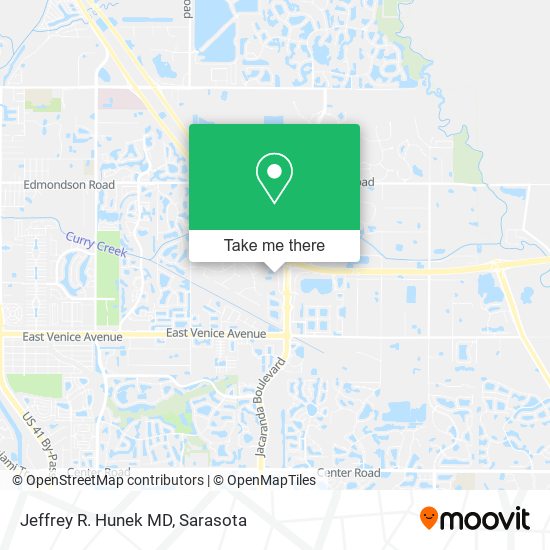 Jeffrey R. Hunek MD map