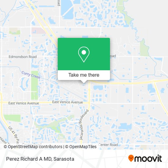 Perez Richard A MD map